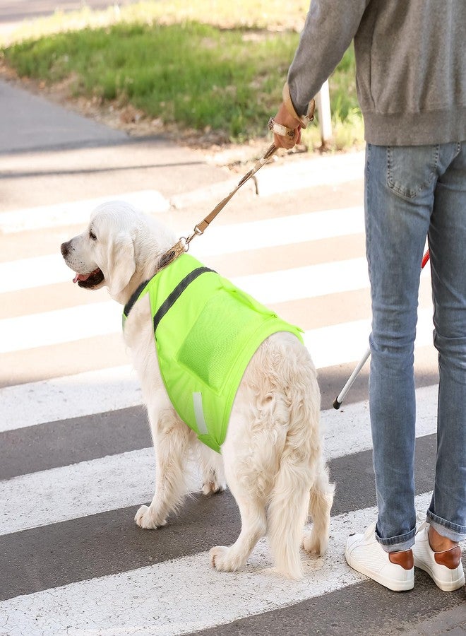 Aliceset 2 Pcs Dog Cooling Vest with 4 Recyclable Ice Pack Summer Outdoor Dog Cooling Harness Pet Adjustable Jacket Cooler(Large) - Image 5